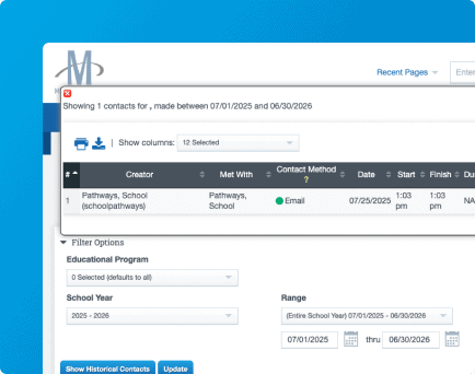 Communications-module-contact-manager-logging-product